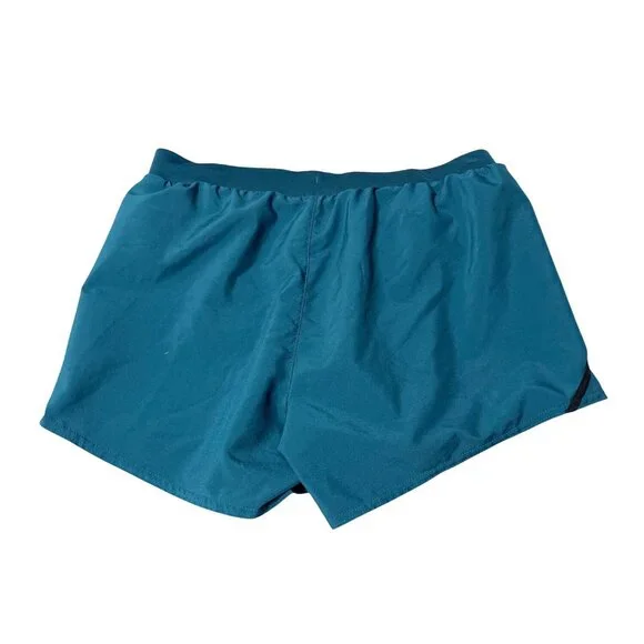 Under Armour Womens HeatGear Loose Fit Shorts M Teal/Black Polyester & Elastane - Picture 5 of 7